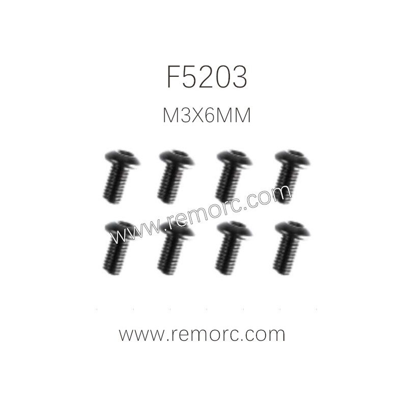 REMO HOBBY Parts F5203 hex socket button Head Screws