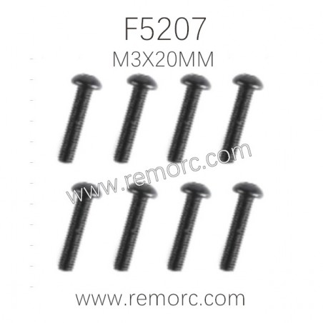 REMO HOBBY Parts F5207 hex socket button head Screw M3x20mm
