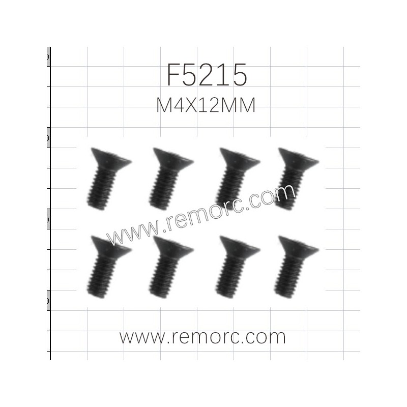 REMO HOBBY Parts F5215 Screws countersunk M4x12mm