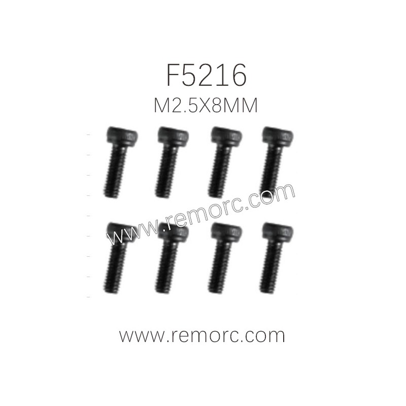 REMO HOBBY Parts F5216 Screws Cap head M2.5X8MM REMO HOBBY Parts F5216 Screws Cap head M2.5X8MM