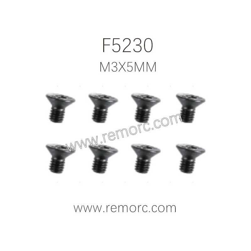 REMO HOBBY RC Car Parts F5230 Screws countersunk M3x5mm