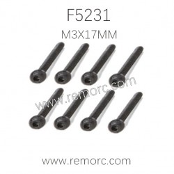 REMO HOBBY RC Car Parts F5231 Hex Socket Buttom Head M3x17mm