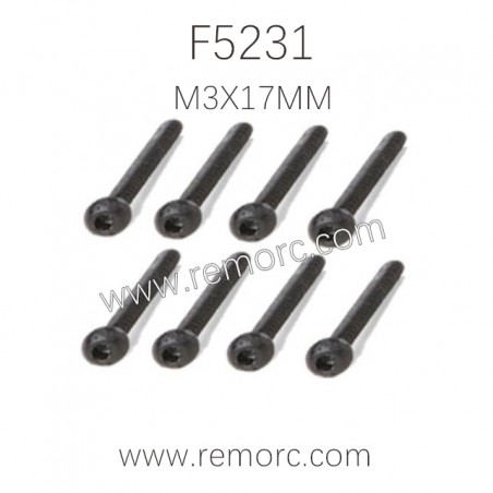 REMO HOBBY RC Car Parts F5231 Hex Socket Buttom Head M3x17mm