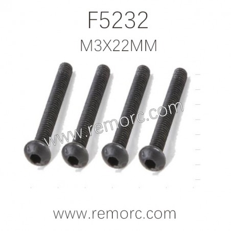 REMO HOBBY RC Car Parts F5232 Hex Socket Buttom Head Screw M3x22mm
