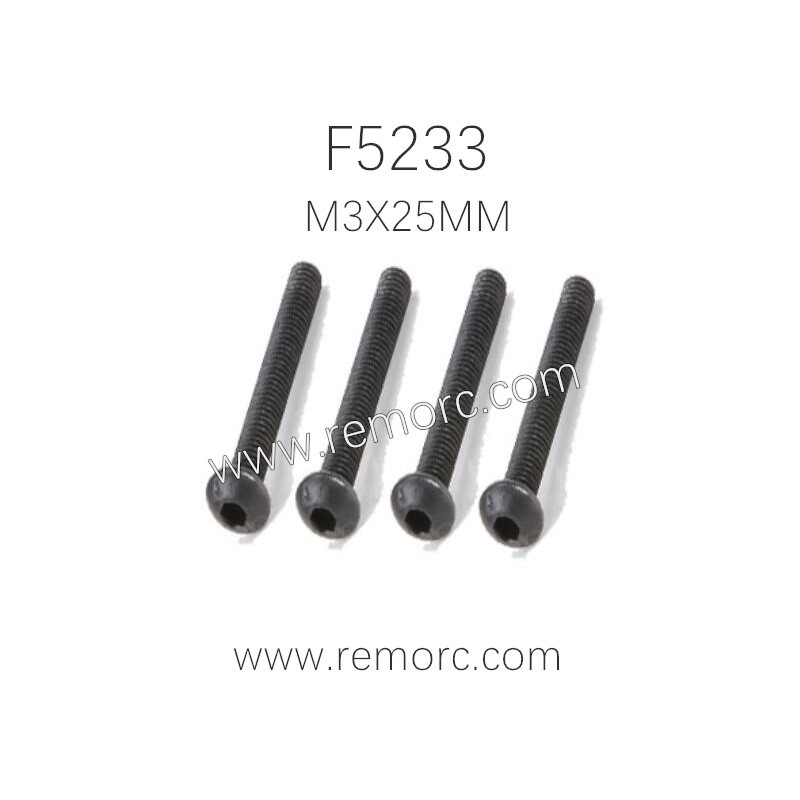 REMO HOBBY RC Car Parts F5233 Hex Socket Buttom Head Screw M3x25mm