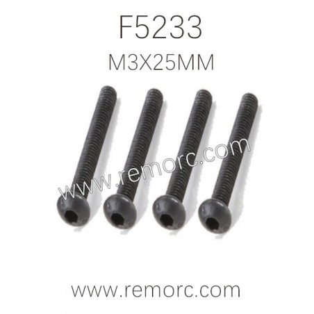 REMO HOBBY RC Car Parts F5233 Hex Socket Buttom Head Screw M3x25mm