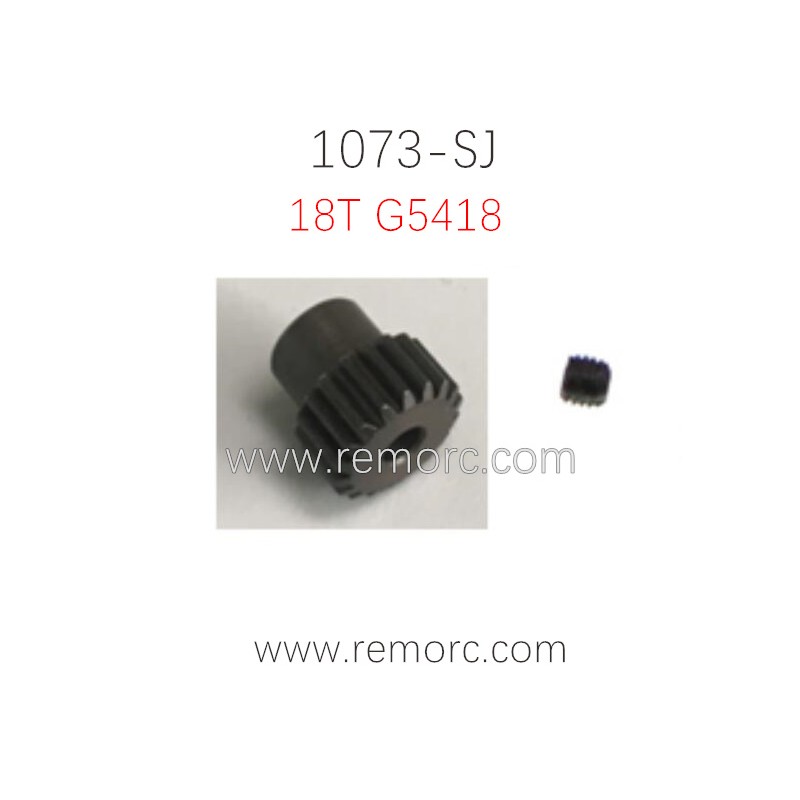 REMO HOBBY 1073-SJ Parts 18T Motor Gear G5418