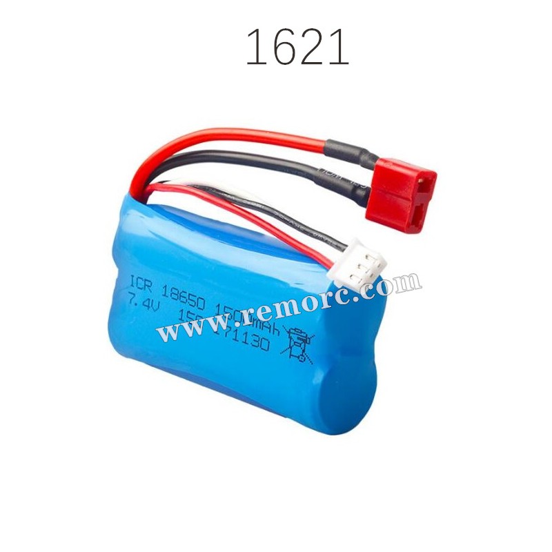 REMO 1621 RC Truck Parts 7.4V 1500 Battery