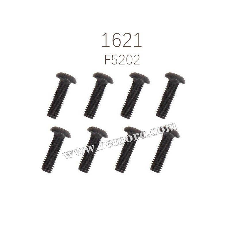 REMO 1621 RC Truck Parts hex socket button Head Screw F5202