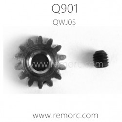 QWJ05 Motor Gear with Screw for XINLEHONG Q901 1/16 RC Truck