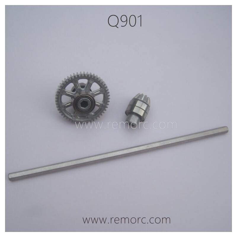 QZJ04 Big Gear and Transmission Shaft for XINLEHONG Toys Q901 RC Truck