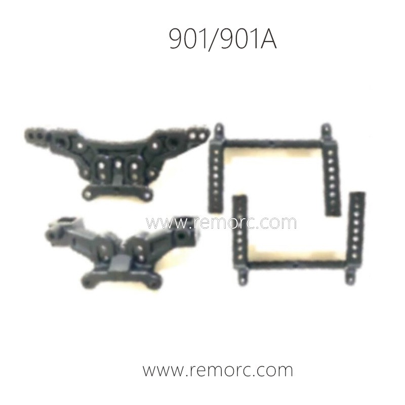 HBX 901A RC Car Parts Front Rear Shock Tower Body Post 90104 HBX 901A RC Car Parts Front Rear Shock Tower Body Post 90104