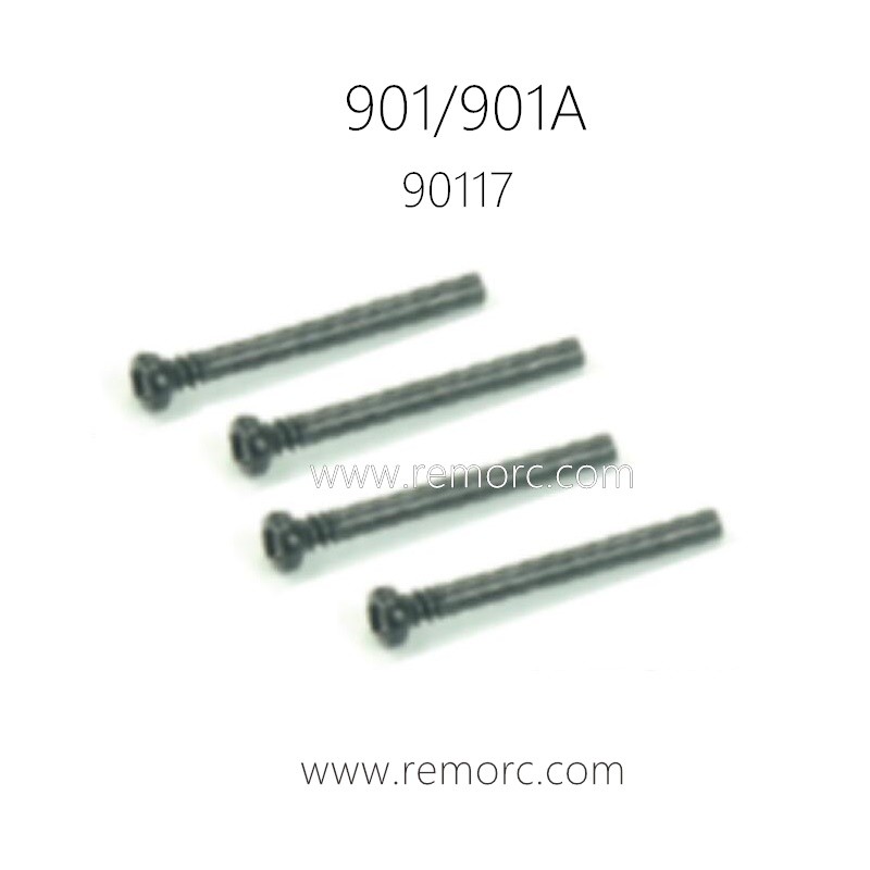 HBX 901A 1/12 RTR RC Car Parts Front Rear Upper Suspension Arm Hinge Pins ST3X28mm 90117