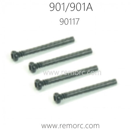 HBX 901A 1/12 RTR RC Car Parts Front Rear Upper Suspension Arm Hinge Pins ST3X28mm 90117