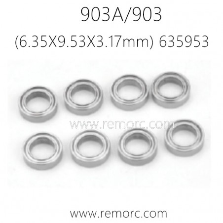 HBX 903 903A Parts Ball Bearings (6.35X9.53X3.17mm) 635953
