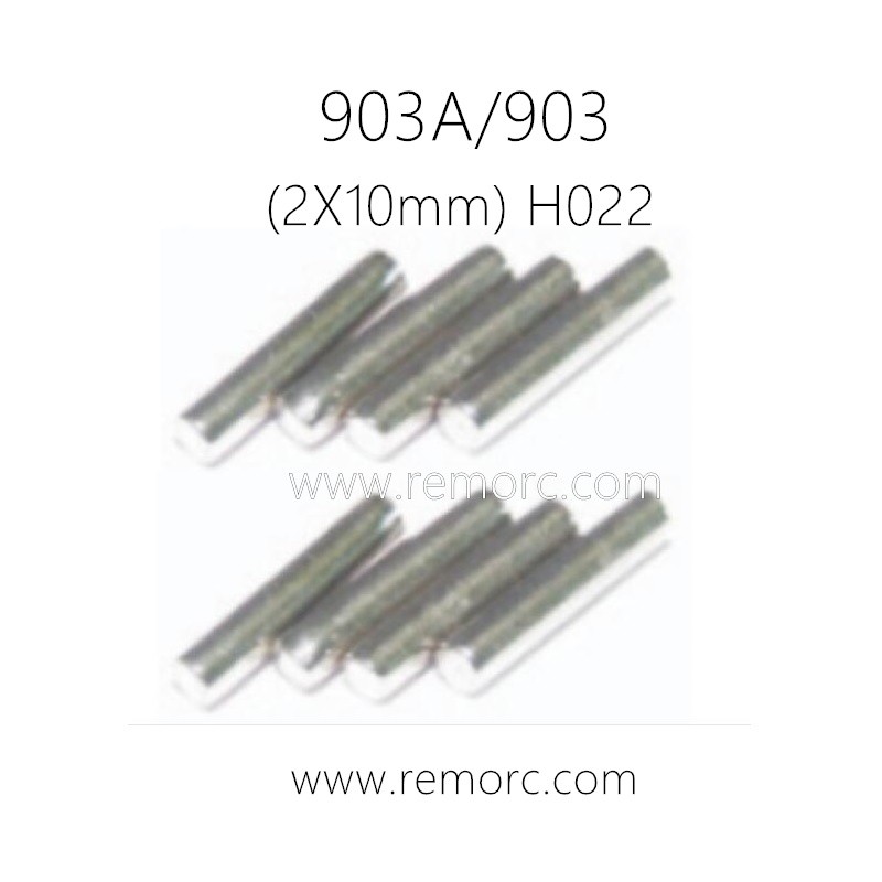HBX 903 903A Parts Wheel Hex Pin (2X10mm) H022 HBX 903 903A Parts Wheel Hex Pin (2X10mm) H022