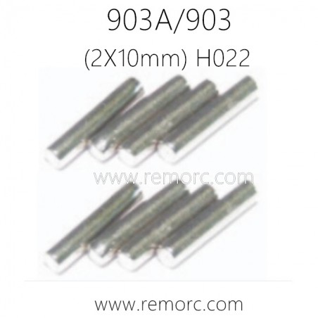 HBX 903 903A Parts Wheel Hex Pin (2X10mm) H022