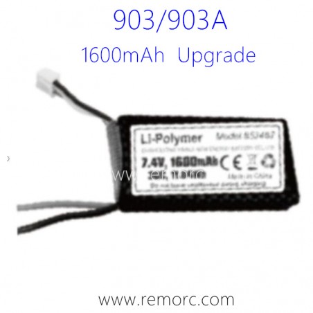 HBX 903 903A Parts Li-PO Battery 7.4V 1600mAh T2119