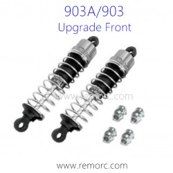 HAIBOXING 903 903A RC Truck Parts Front Upgrade Aluminum Capped Oil Fill Shocks 90201F