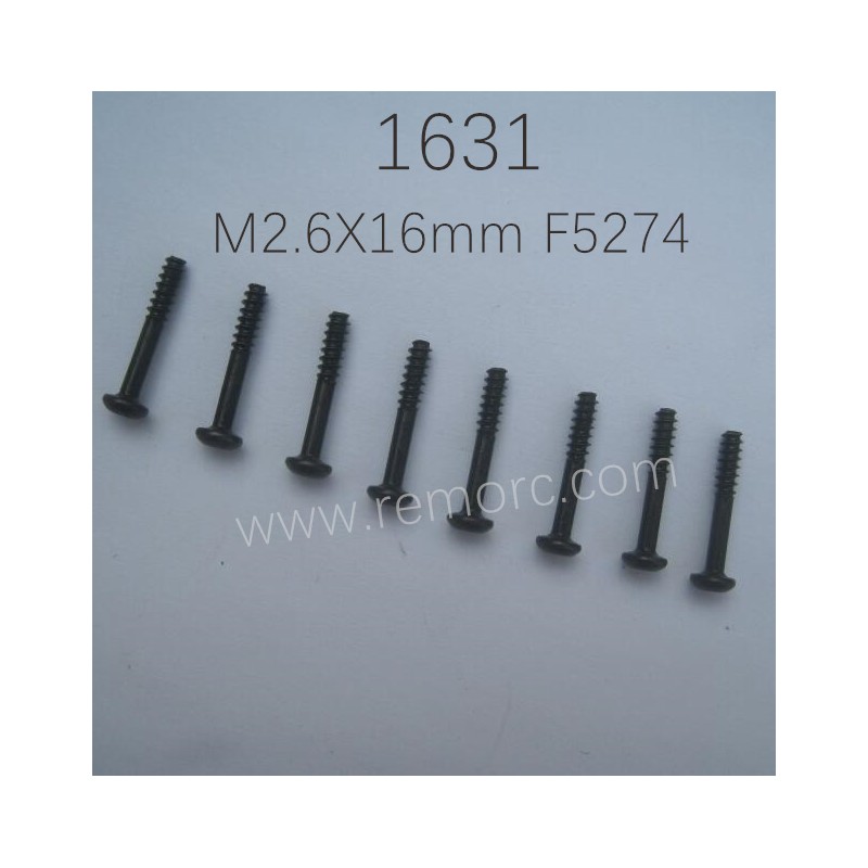 REMO Hobby 1631 Parts Hex Socket Tapping Button Head Screws M2.6X16mm F5274