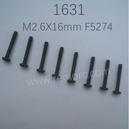 REMO Hobby 1631 Parts Hex Socket Tapping Button Head Screws M2.6X16mm F5274