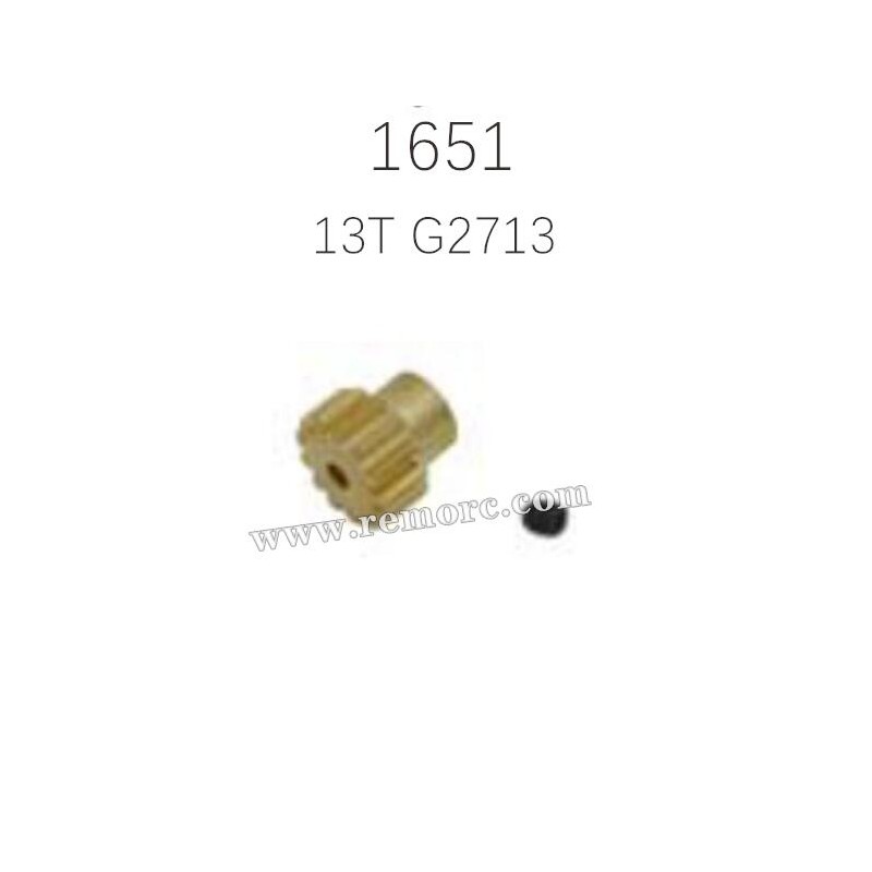 REMO 1651 Dingo Parts Motor Gear 13T G2713