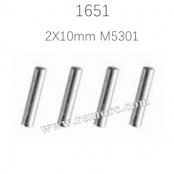 REMO 1651 Dingo RC Truck Parts Axle Pins 2X10mm M5301