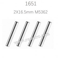 REMO 1651 Dingo RC Truck Parts Axle pins 2X16.5mm M5362