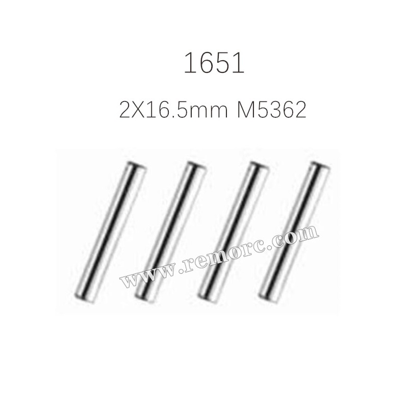 REMO 1651 Dingo RC Truck Parts Axle pins 2X16.5mm M5362