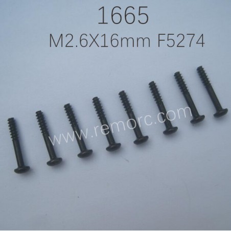 REMO HOBBY 1665 Parts Hex Socket Tapping Button Head Screws F5274