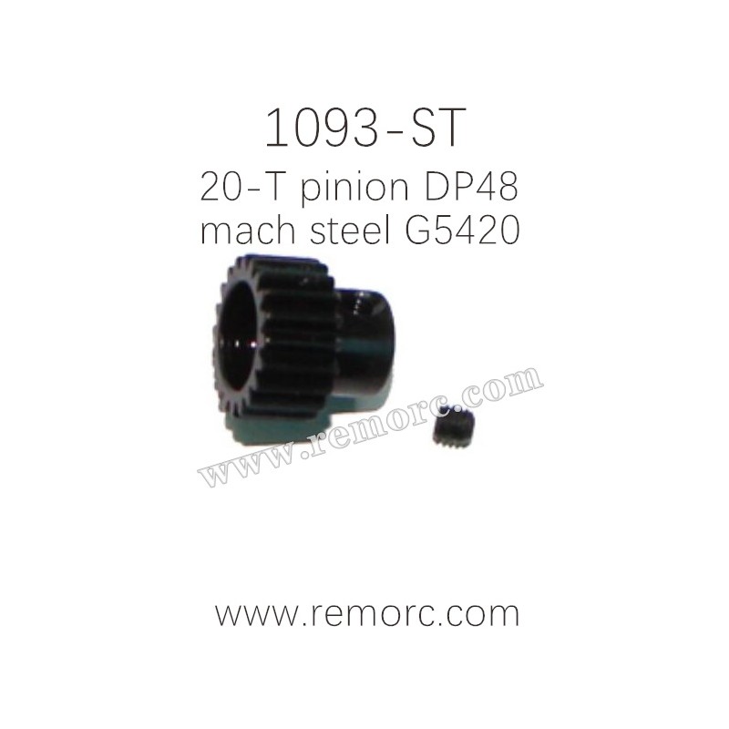 REMO HOBBY 1093-ST Parts 20-T pinion DP48 G5420