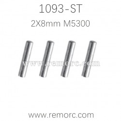 REMO HOBBY 1093-ST Parts Axle pins 2X8mm M5300